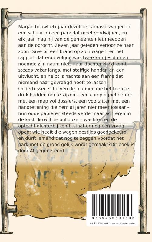 Achterkant van Spandoek