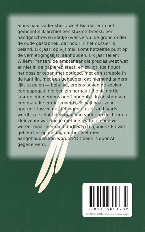 Achterkant van Aangehouden