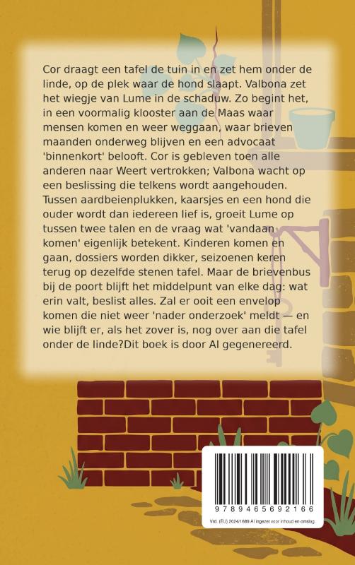 Achterkant van Zonder koffer