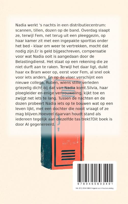 Achterkant van Sporttas