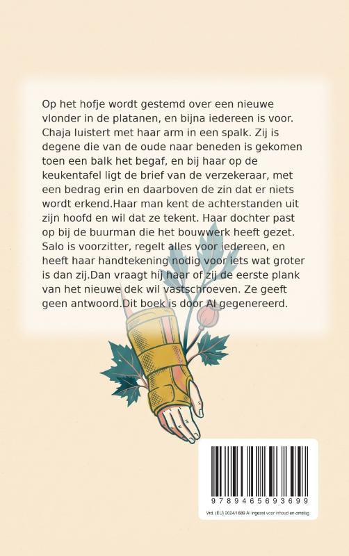 Achterkant van Geef haar de zomer
