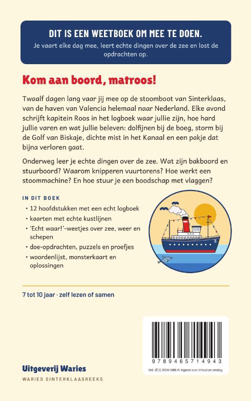 Achterkant van De Reis van de Stoomboot