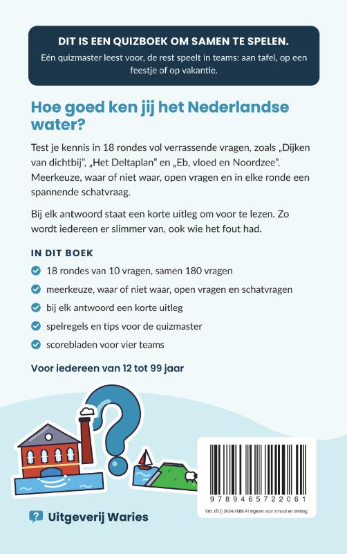 Achterkant van De grote waterquiz