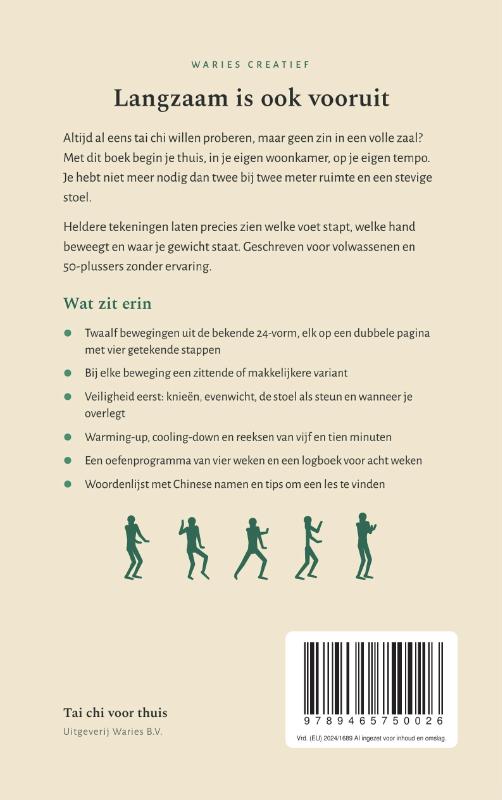 Achterkant van Tai chi voor thuis