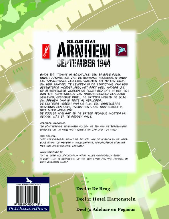 Achterkant van Deel 3: Adelaar en Pegasus