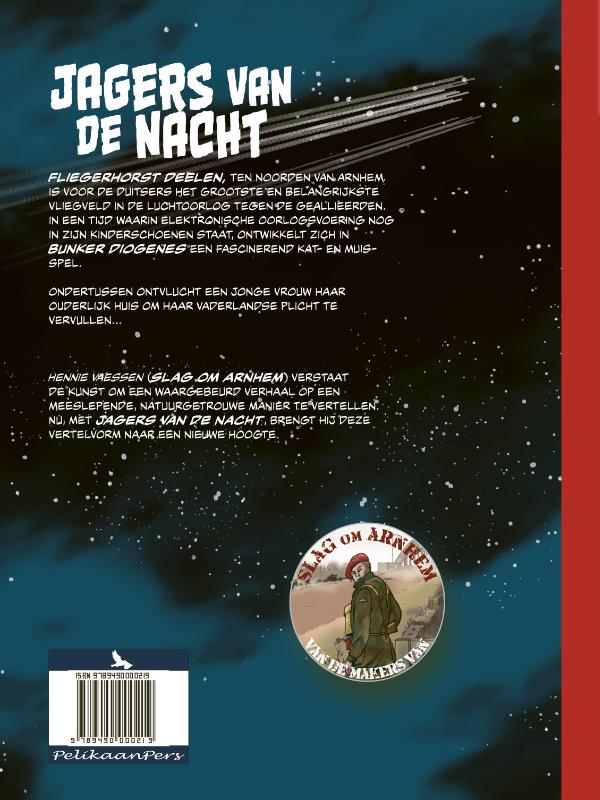 Achterkant van Jagers van de Nacht