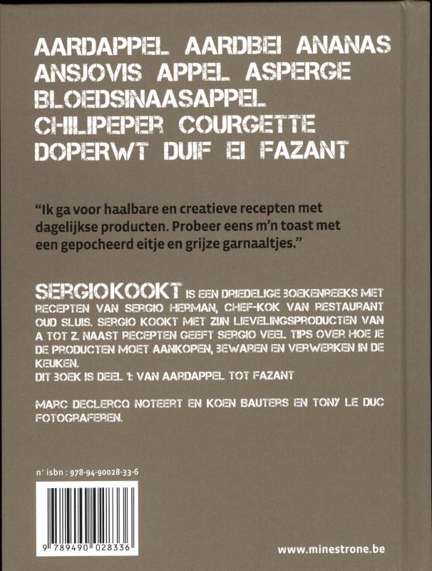 Achterkant van Van aardappel tot fazant
