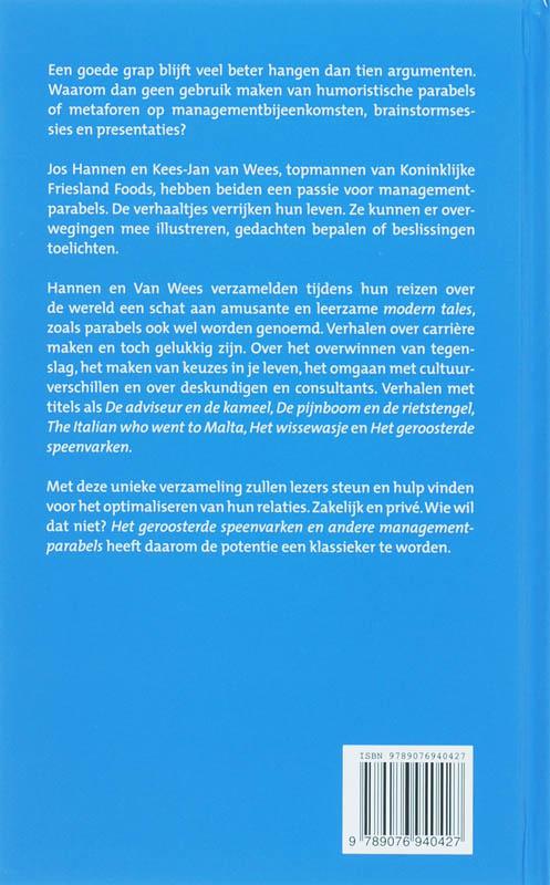 Achterkant van Het geroosterde speenvarken