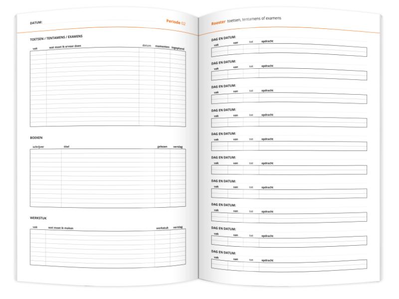 Achterkant van 1blik Planner
