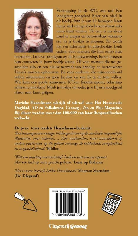 Achterkant van Mijn vakmensen