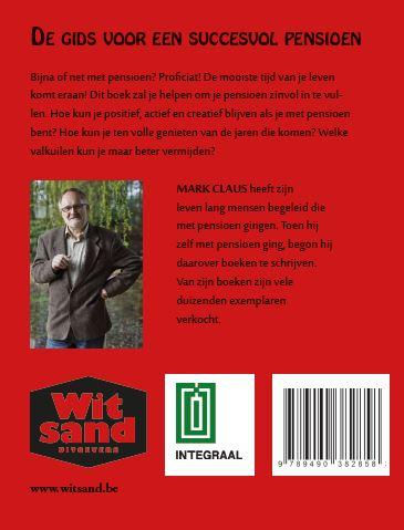 Achterkant van Gefeliciteerd gepensioneerd
