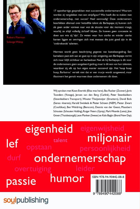 Achterkant van Barbapapaondernemerschap