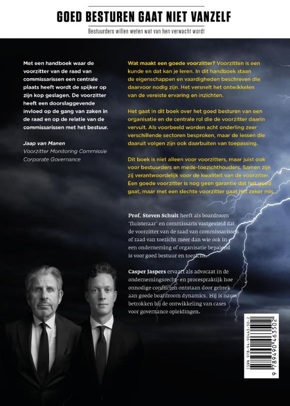 Achterkant van Handboek Voorzitter