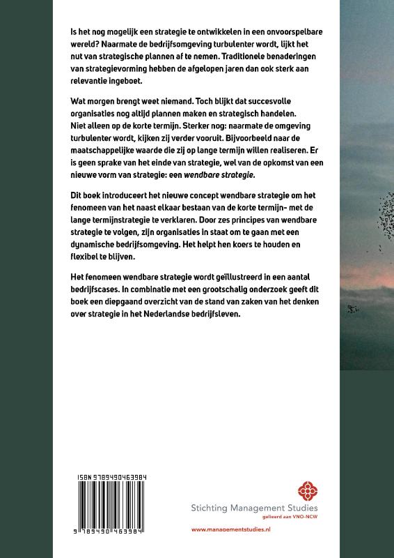 Achterkant van Einde van strategie !?