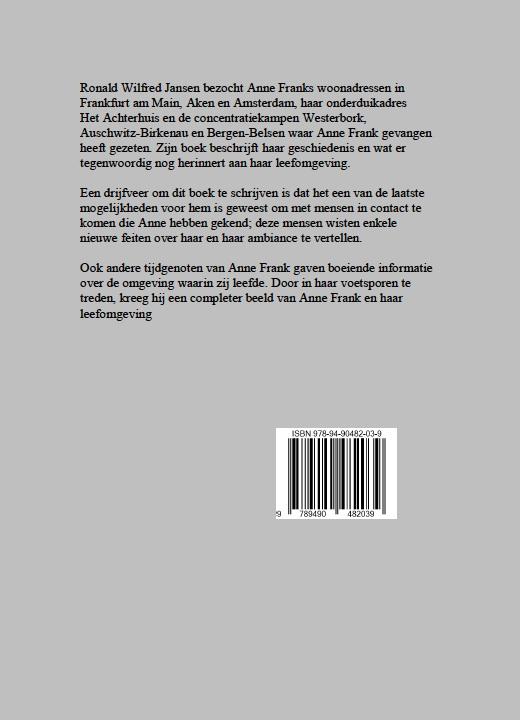 Achterkant van Anne Frank