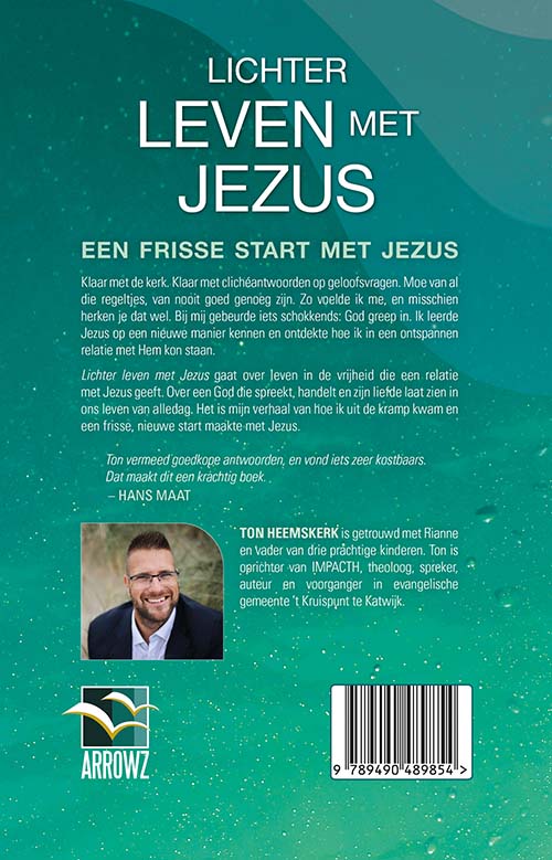 Achterkant van Lichter leven met Jezus