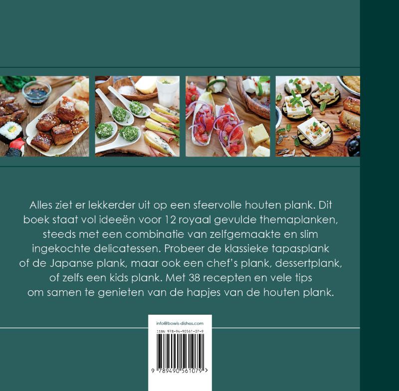 Achterkant van Happen van de plank