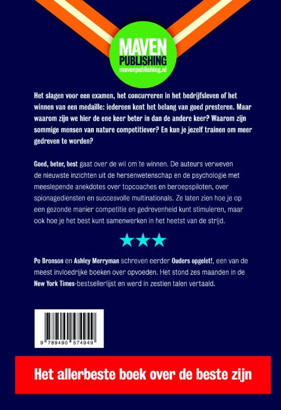 Achterkant van Goed, beter, best