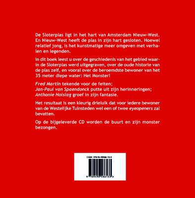 Achterkant van Het Monster van de Sloterplas