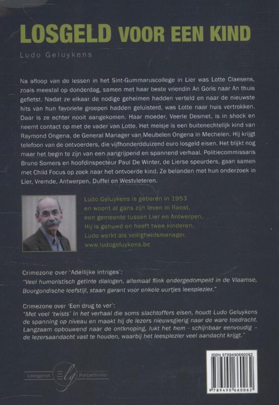 Achterkant van Losgeld voor een kind