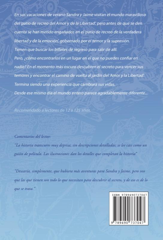 Achterkant van Amor y libertad