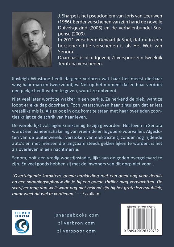 Achterkant van Het web van Senora