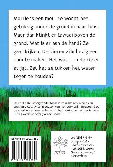 Achterkant van Mollie de Mol