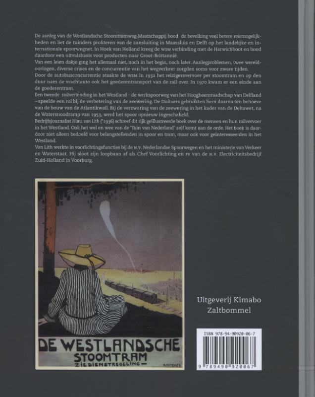 Achterkant van Rook waait over het Westland