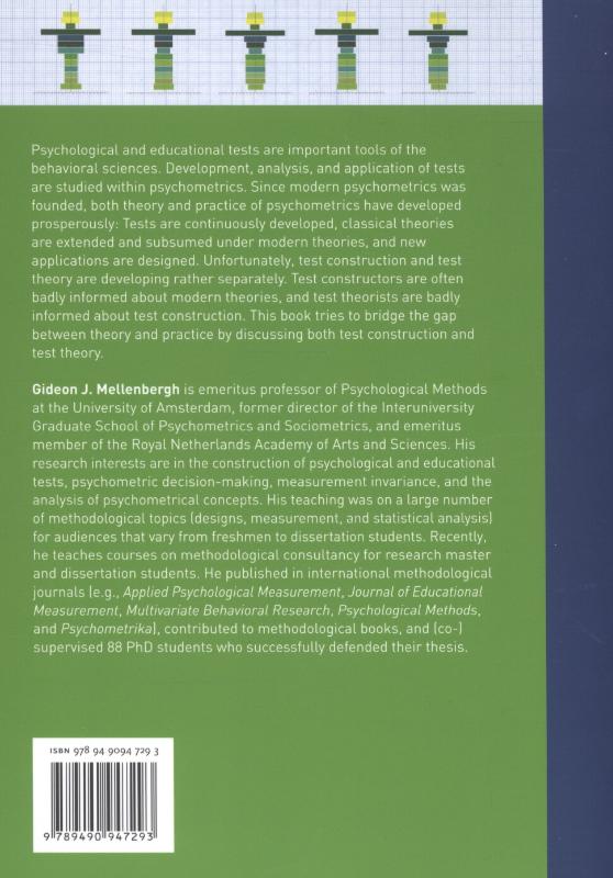 Achterkant van A conceptual introduction to psychometrics