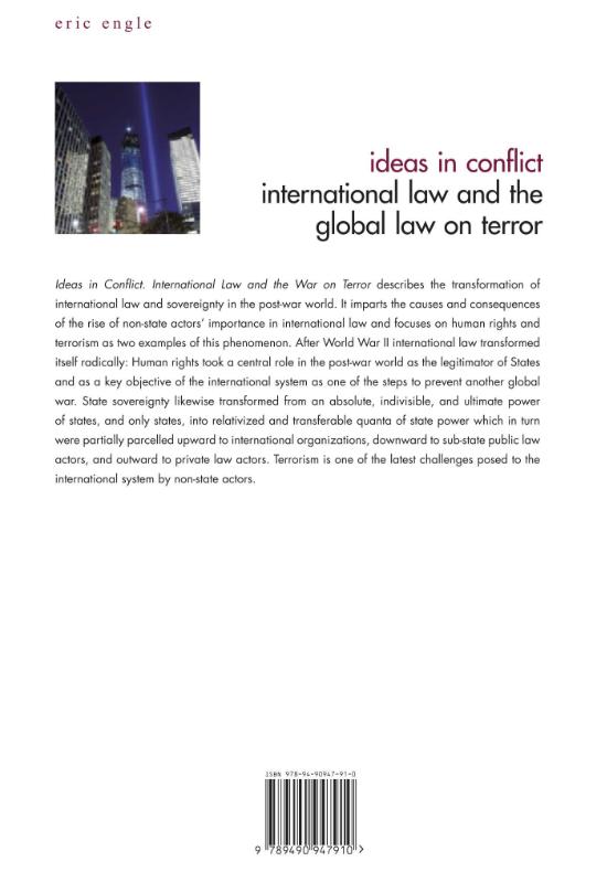 Achterkant van Ideas in conflict