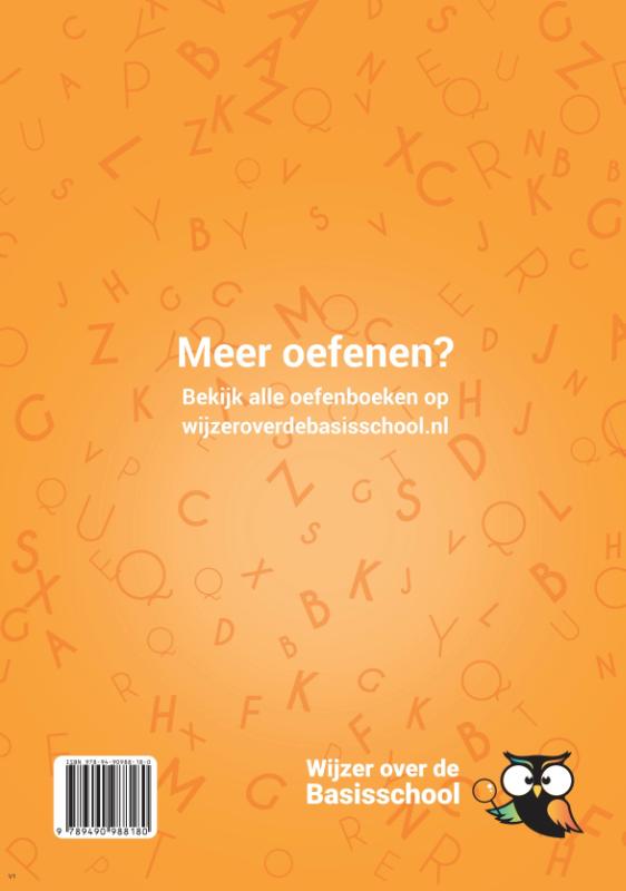 Achterkant van Spelling Groep 3 Oefenboek - 2e helft schooljaar