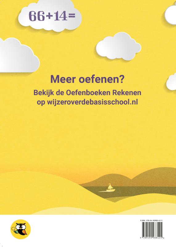 Achterkant van Het grote vakantieboek rekenen - Van groep 3 naar groep 4