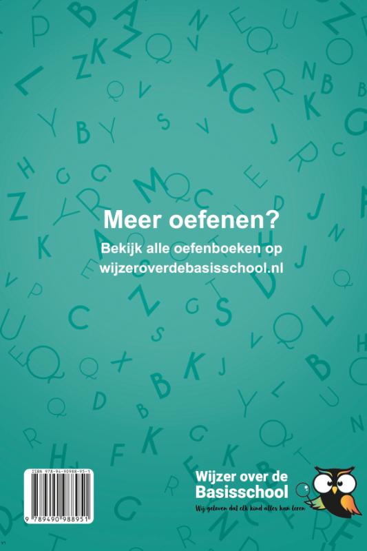 Achterkant van Begrijpend Lezen Groep 8 Oefenboek deel 2