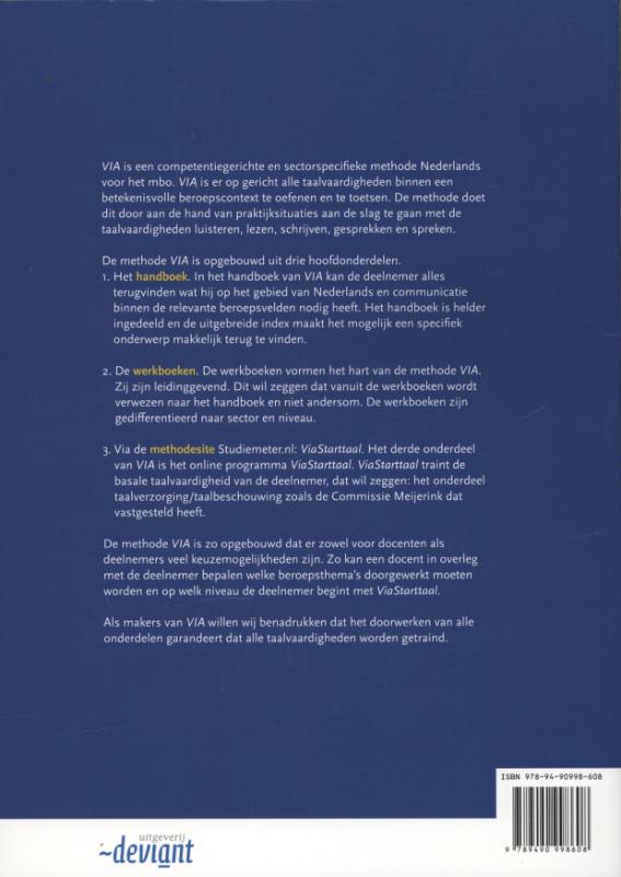 Achterkant van Werkboek