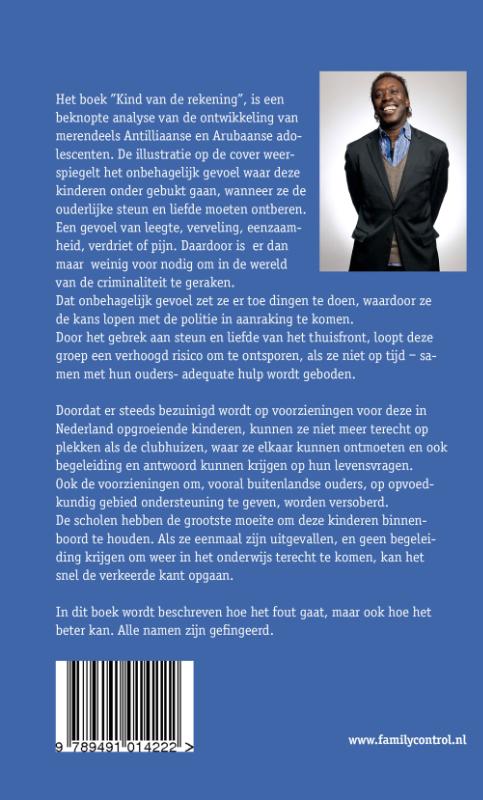 Achterkant van Kind van de rekening