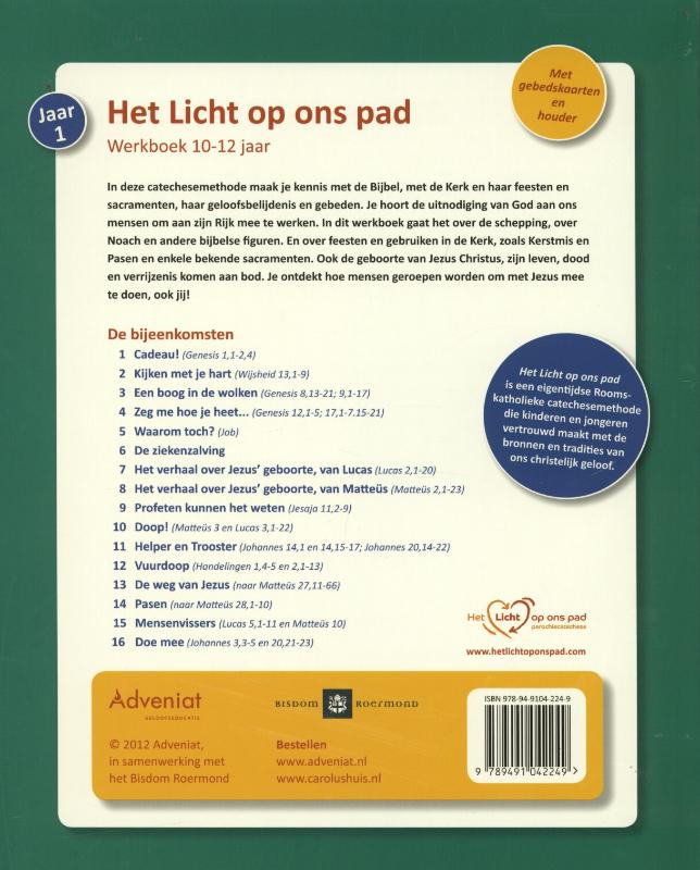 Achterkant van Werkboek 10-12 jaar