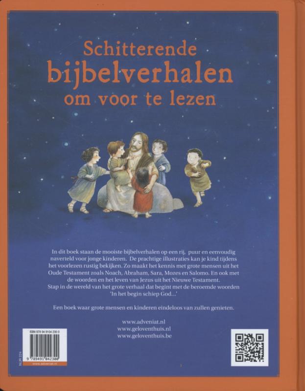 Achterkant van Schitterende bijbelverhalen om voor te lezen