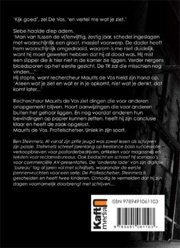 Achterkant van De profielschetser en de zaak van de huisjesmelker