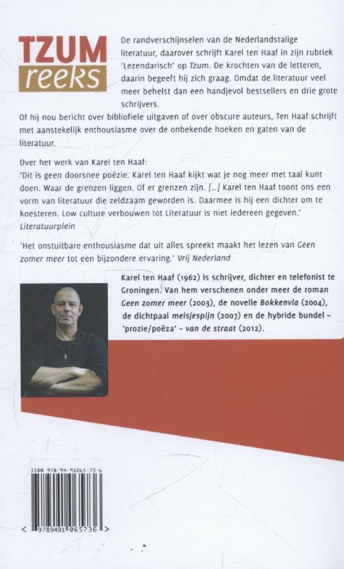 Achterkant van Alleen de titel is nog niet af