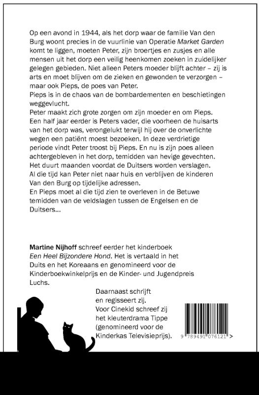 Achterkant van Pieps en Peter