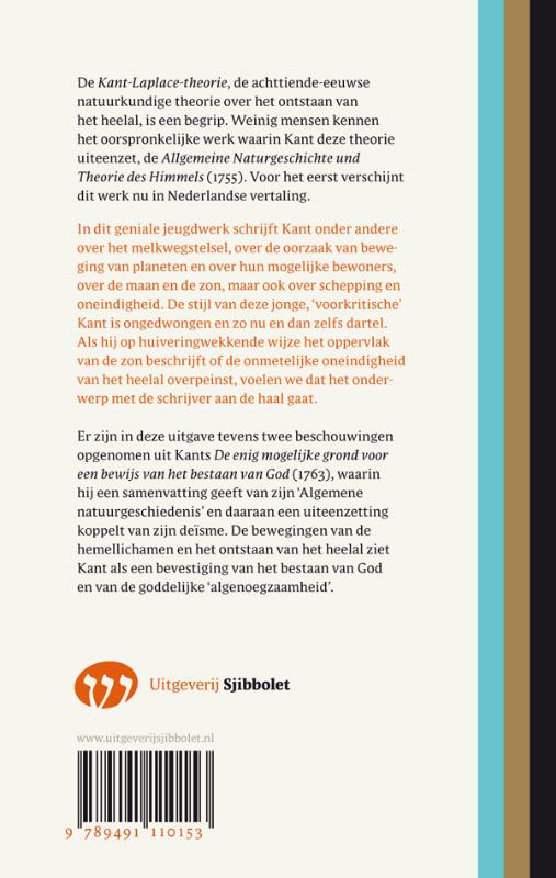 Achterkant van Het ontstaan van het heelal en de goede God