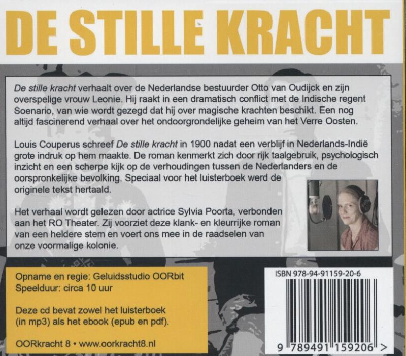 Achterkant van De stille kracht