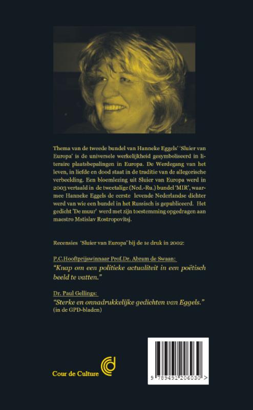 Achterkant van Sluier van Europa