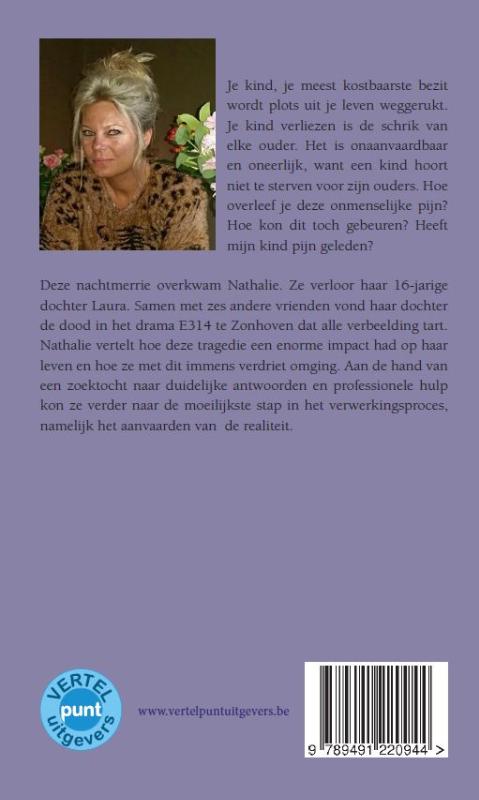Achterkant van Vaarwel Laura