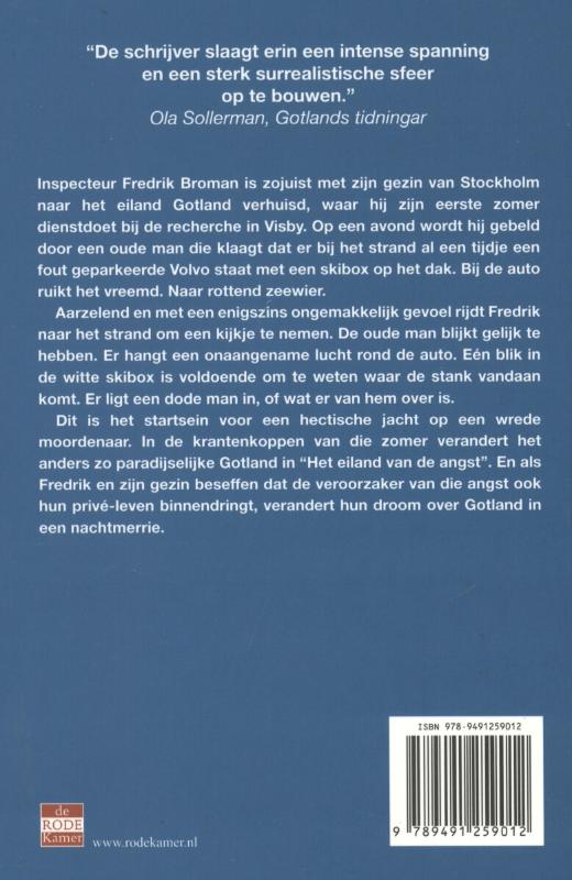 Achterkant van Eiland van de angst