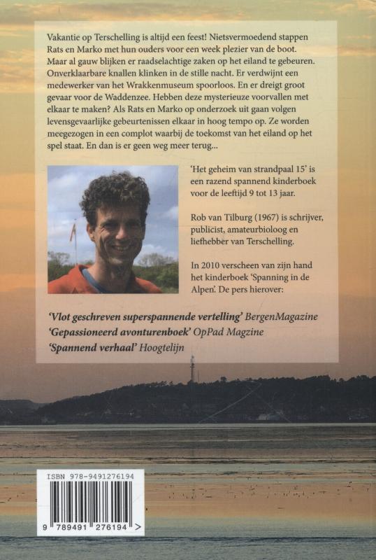 Achterkant van Het geheim van strandpaal 15