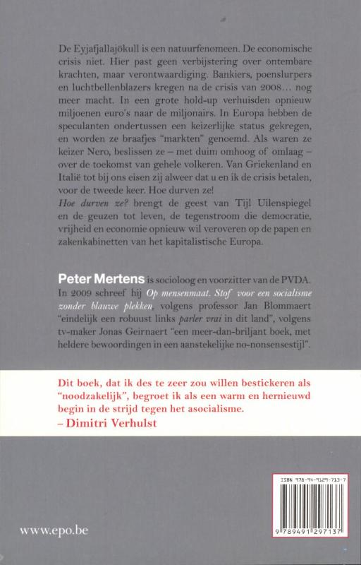Achterkant van Hoe durven ze?