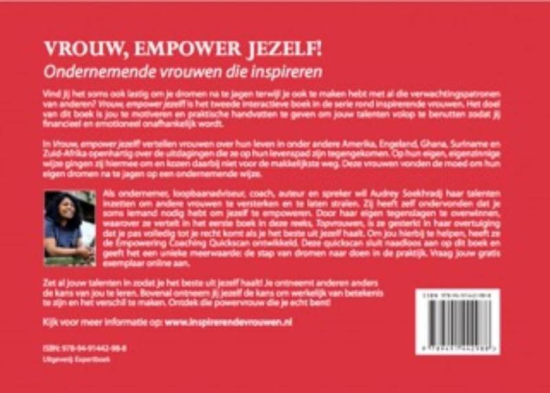 Achterkant van Vrouw, empower jezelf ondernemende vrouwen die inspireren