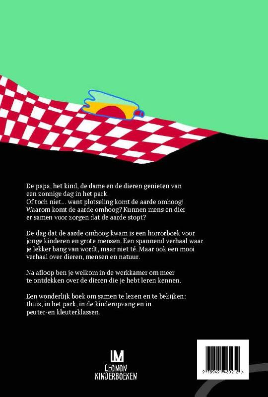 Achterkant van De dag dat de aarde omhoog kwam
