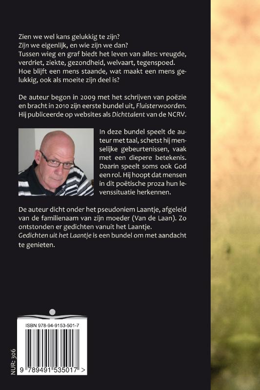 Achterkant van Gedichten uit het Laantje